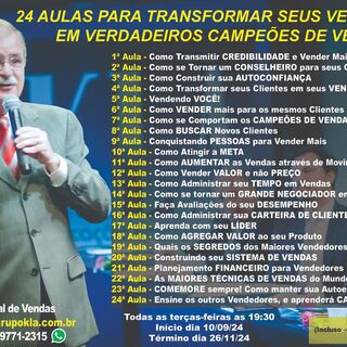 Curso de vendas Sorocaba Treinamento empresarial Sorocaba